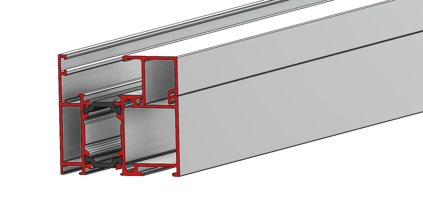 HILAL ALM 2653-54-63 KASA+ÇİFT CAM CITASI PROFİLİ BEYAZ