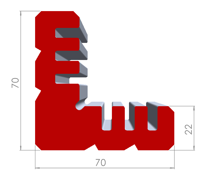 ALUMİNYUM L KÖŞE BAĞLANTI PROFİLİ