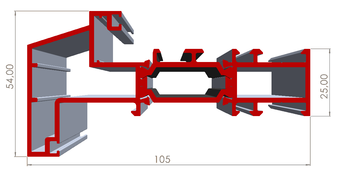 ALUMİNYUM PENCERE KASA PROFİLİ