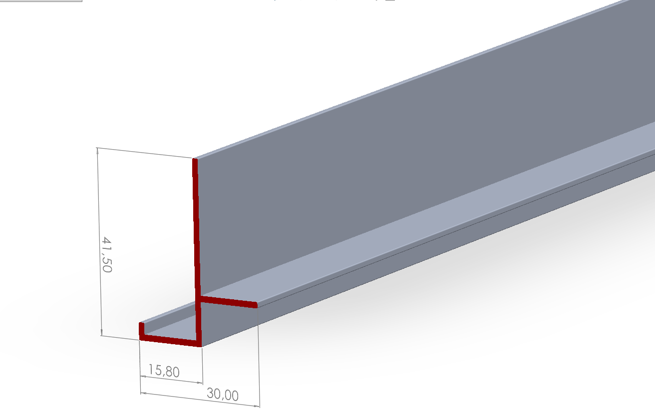 ALUMİNYUM J PROFİLİ