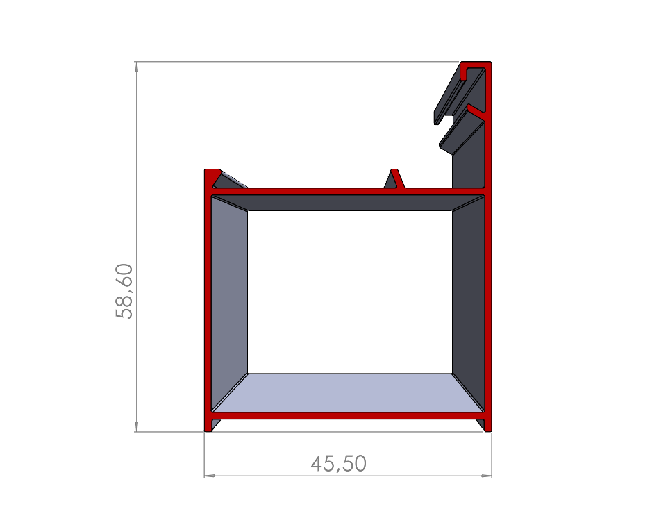 ALUMİNYUM KASA PROFİLİ
