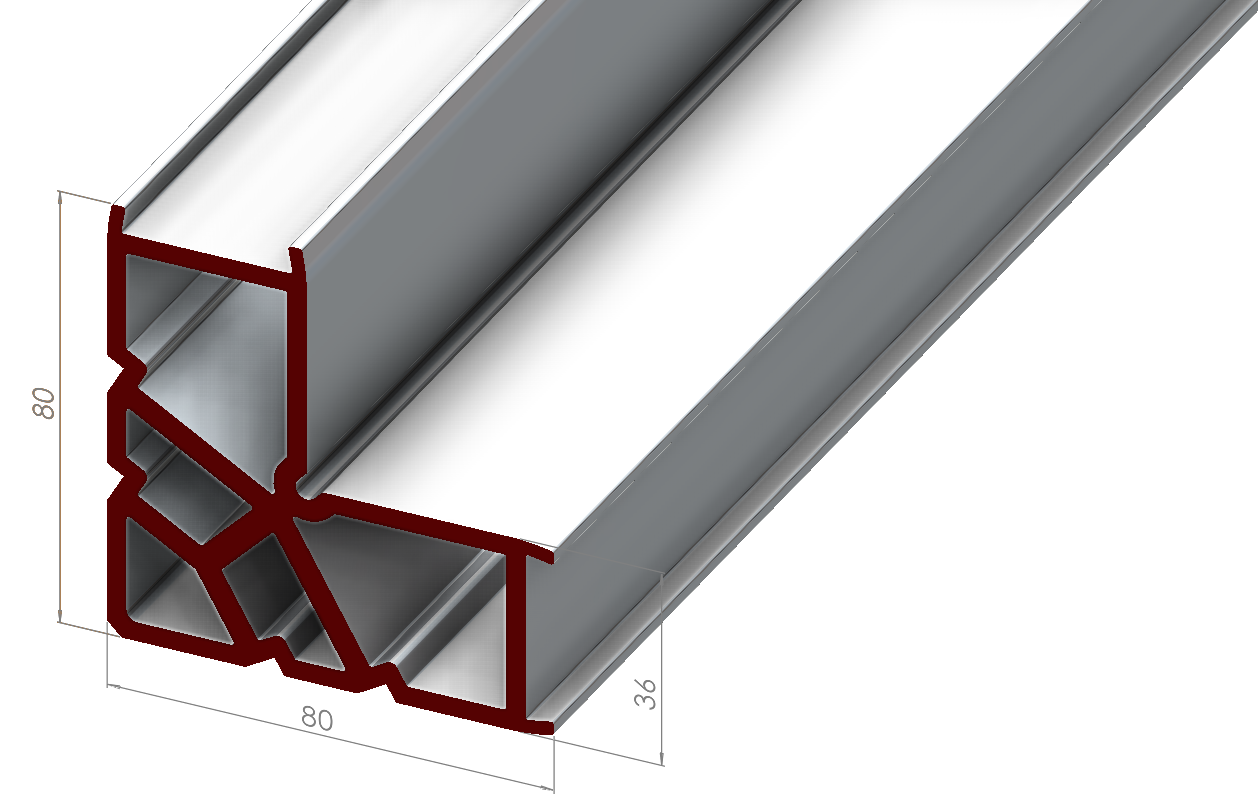 ALUMİNYUM L KÖŞE BAĞLANTI PROFİLİ