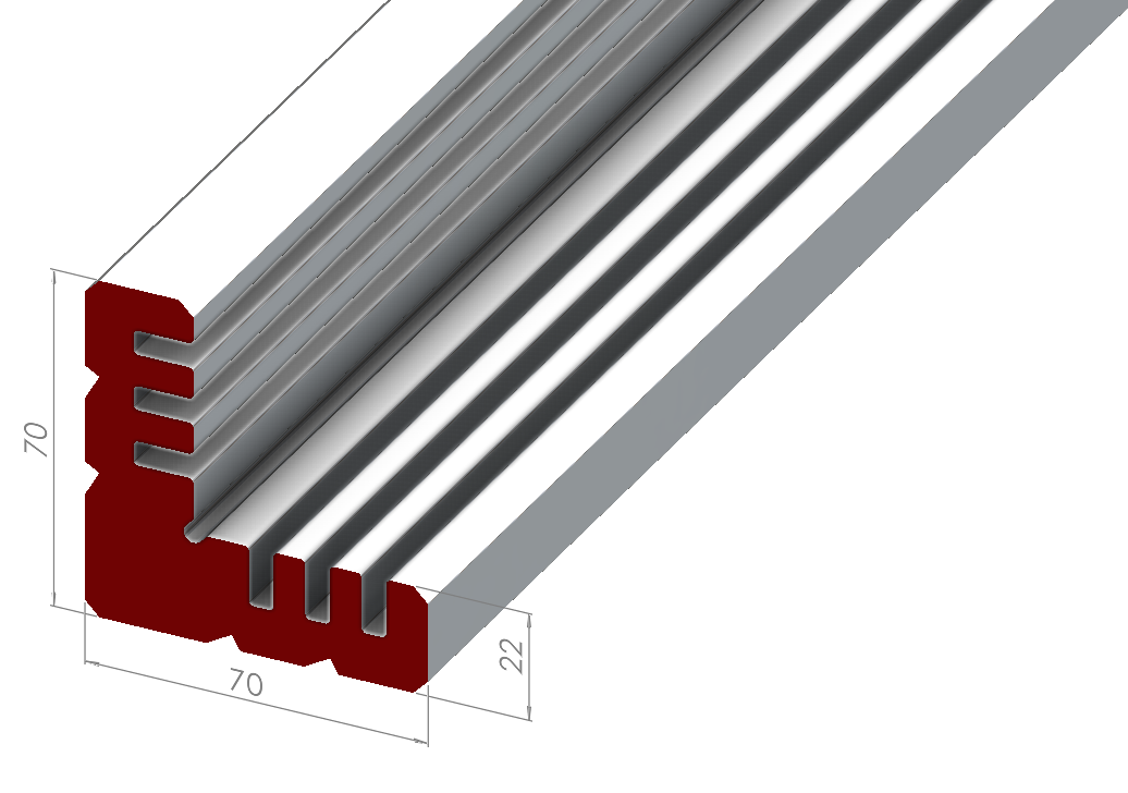 ALUMİNYUM L KÖŞE BAĞLANTI PROFİLİ
