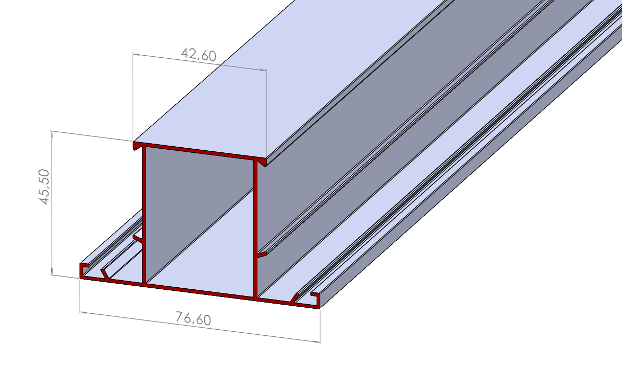 ALUMİNYUM OTRA KAYIT PROFİLİ
