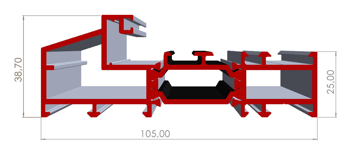 ALUMİNYUM PENCERE KASA PROFİLİ